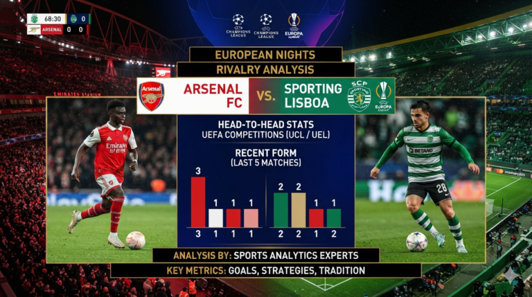 Estadisticas de Arsenal Contra Sporting Lisboa