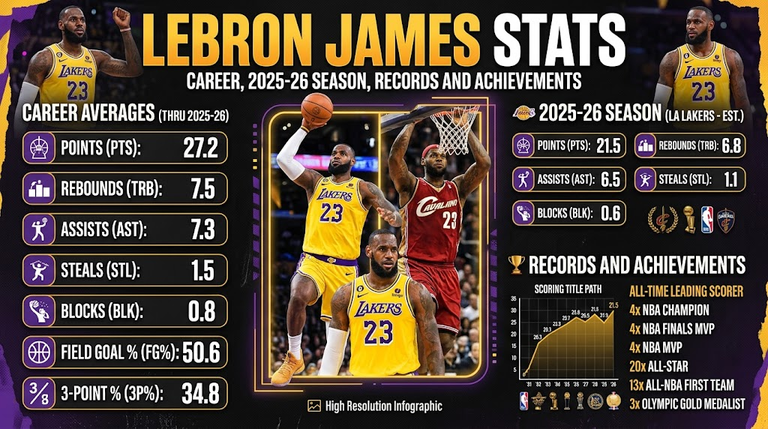 LeBron James Stats