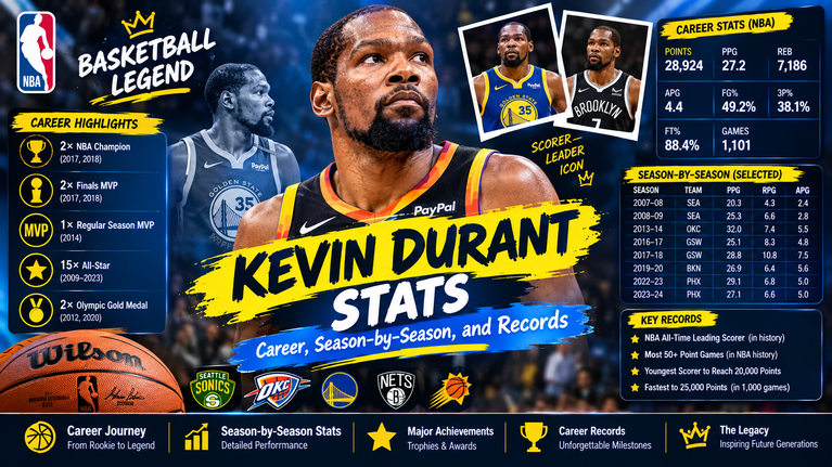 Kevin Durant Stats
