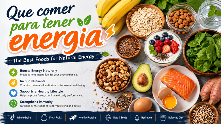 Que Comer Para Tener Energia